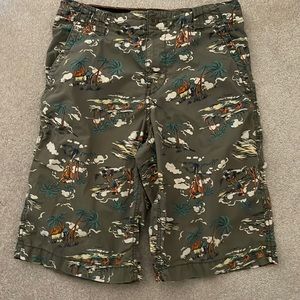 Boys 12 Old Navy Tropical Cotton Shorts